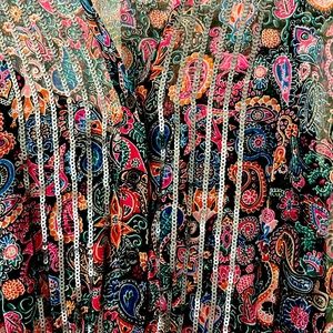 Great paisley and sequins Zadig & Voltaire dress - sz S